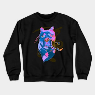 Dog colurful Crewneck Sweatshirt